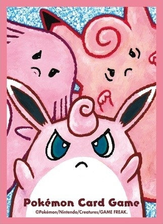 Card Sleeves - Chansey, Wigglytuff and Clefable (64-Pack)
