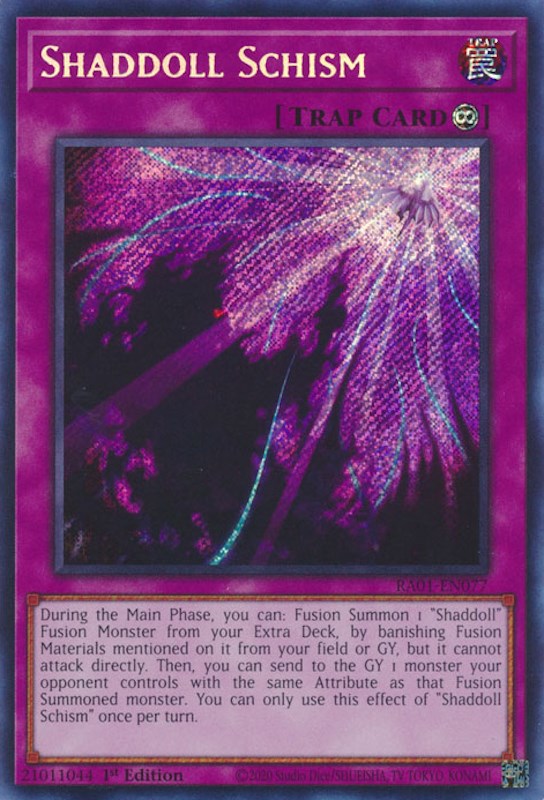 yugioh shaddoll deck Shaddoll Schism [RA01-EN077] Secret Rare