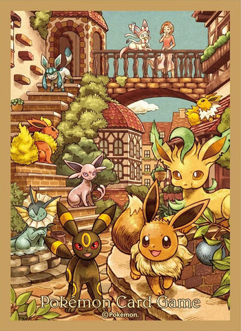 Card Sleeves - Eevee Heroes Gym (64-Pack)