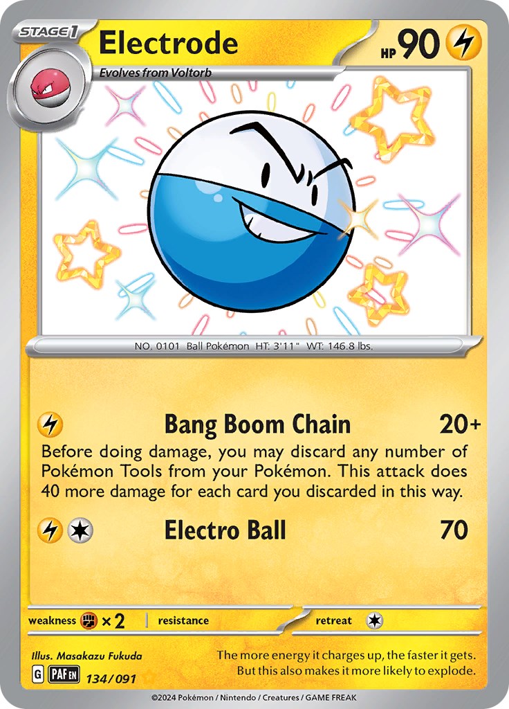 gold electrode pokemon card 18/64 Jungle Set 1st Edition Rare Near Mint Stage 1 Pokemon Pokemon TCG SV 3.5 151