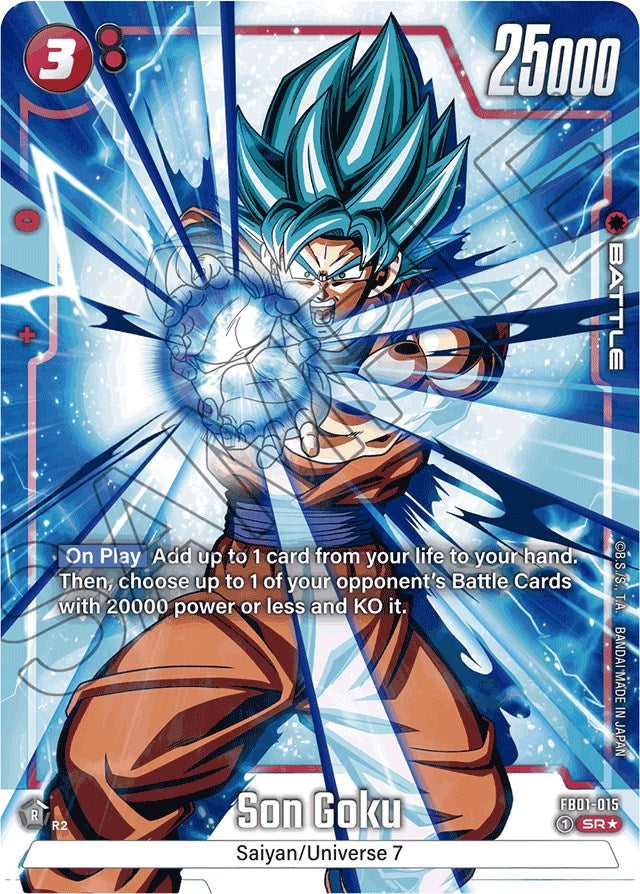 dragon ball super card game son goku the awakened power Son Goku (FB01-015) (Alternate Art) [Awakened Pulse]