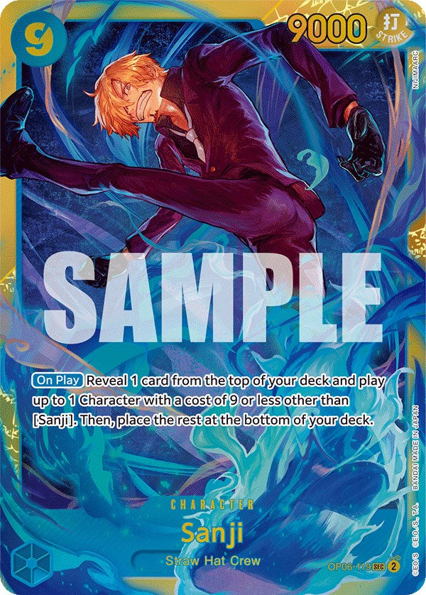 sanji deck one piece tcg Bandai Zoro and Starter : Toys & Games Features Sanji One Piece TCG Sanji ST29-004