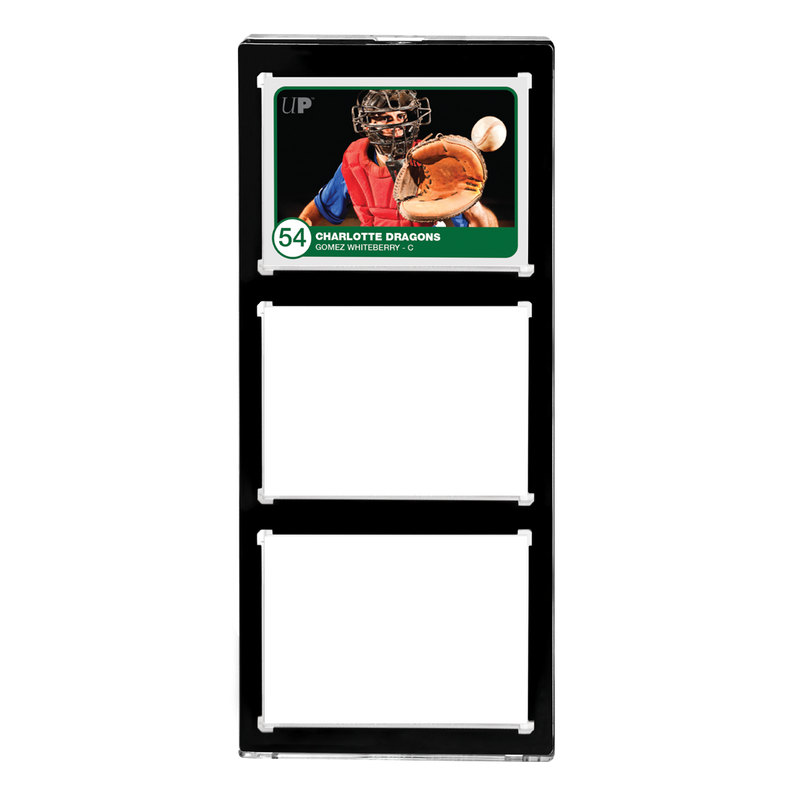 Ultra PRO: UV One-Touch Magnetic Holder - 35pt (3-Card Black Border)
