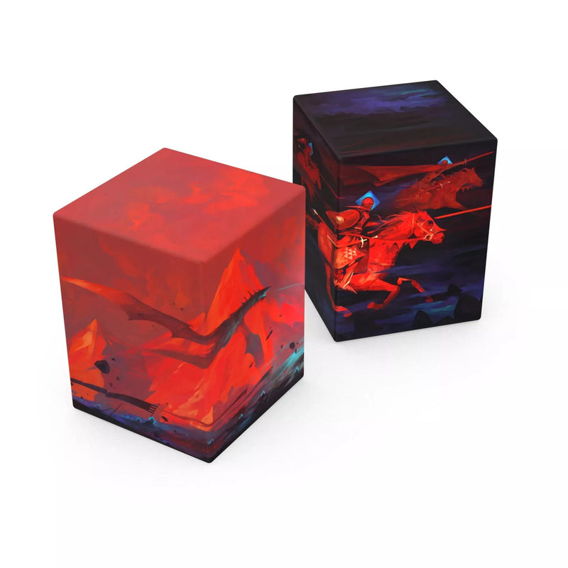 Image for Return To Earth Boulder Deck Case 100+: Dominik Mayer Crowned with Fire (2-Pack) [Ultimate Guard Deck Boxes]