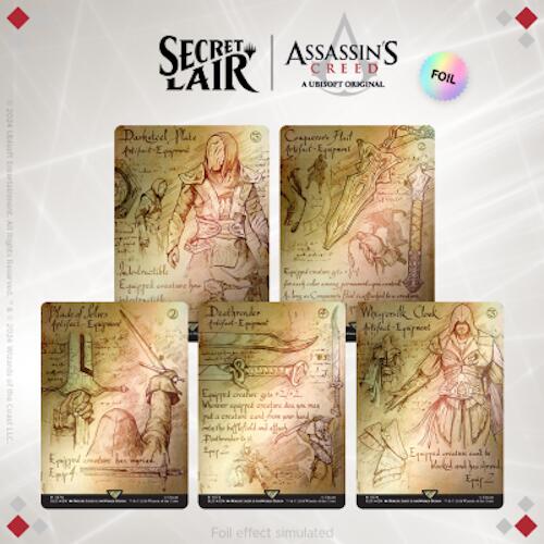 Secret Lair: Drop Series - Secret Lair x Assassin's Creed: Da Vinci's Designs (Foil Edition)