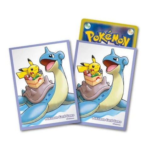 Card Sleeves - Lapras and Pikachu (64-Pack) (Pokemon Center Japan Exclusive)