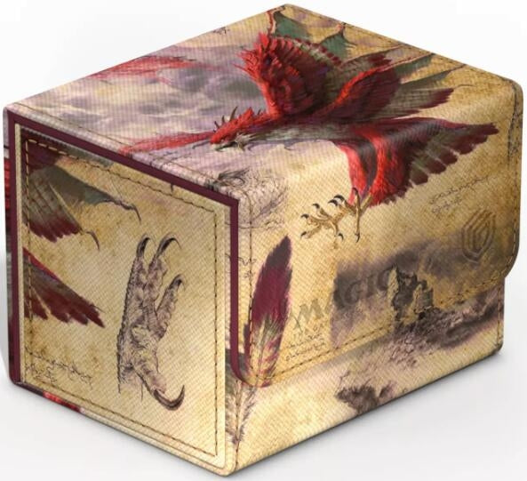 Image for Magic: The Gathering Bloomburrow 100+ Deck Box - Dragonhawk, Fate's Tempest [Ultimate Guard Deck Boxes]