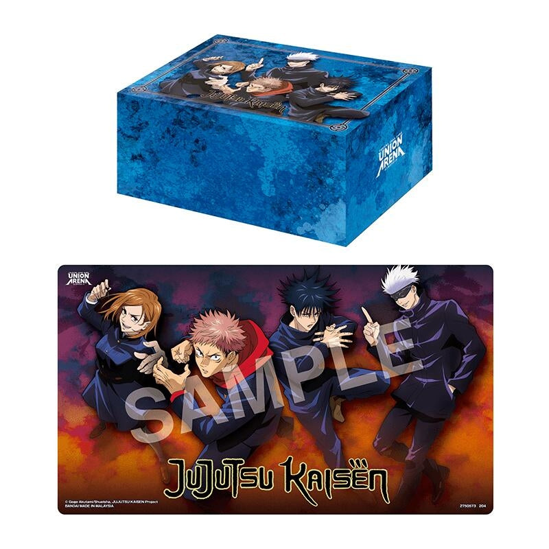 Image for Union Arena Playmat & Half Storage Box Set: Jujutsu Kaisen