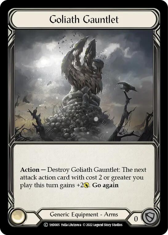 Goliath Gauntlet [1HD005] (History Pack 1 Dash Blitz Deck)