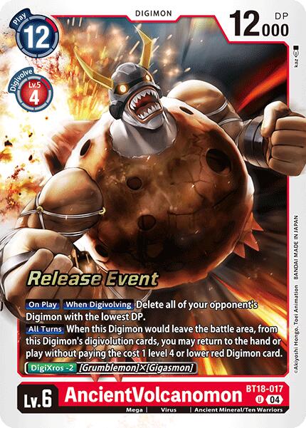 AncientVolcanomon [BT18-017] [Release Special Booster Ver.2.0 Promos]