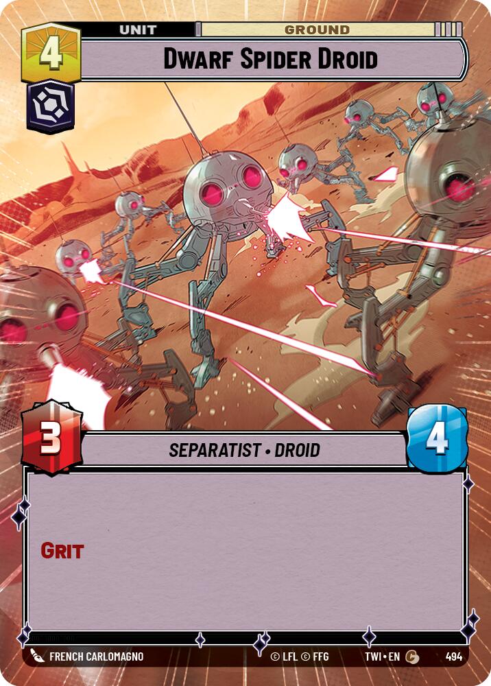 Dwarf Spider Droid (494) (Hyperspace) (494) [Twilight of the Republic]