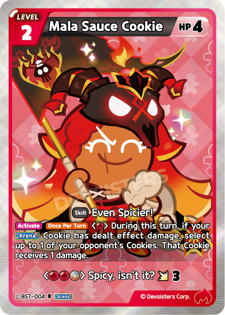 Image for Mala Sauce Cookie (BS7-004) [Arena of Glory] - CookieRun: Braverse TCG