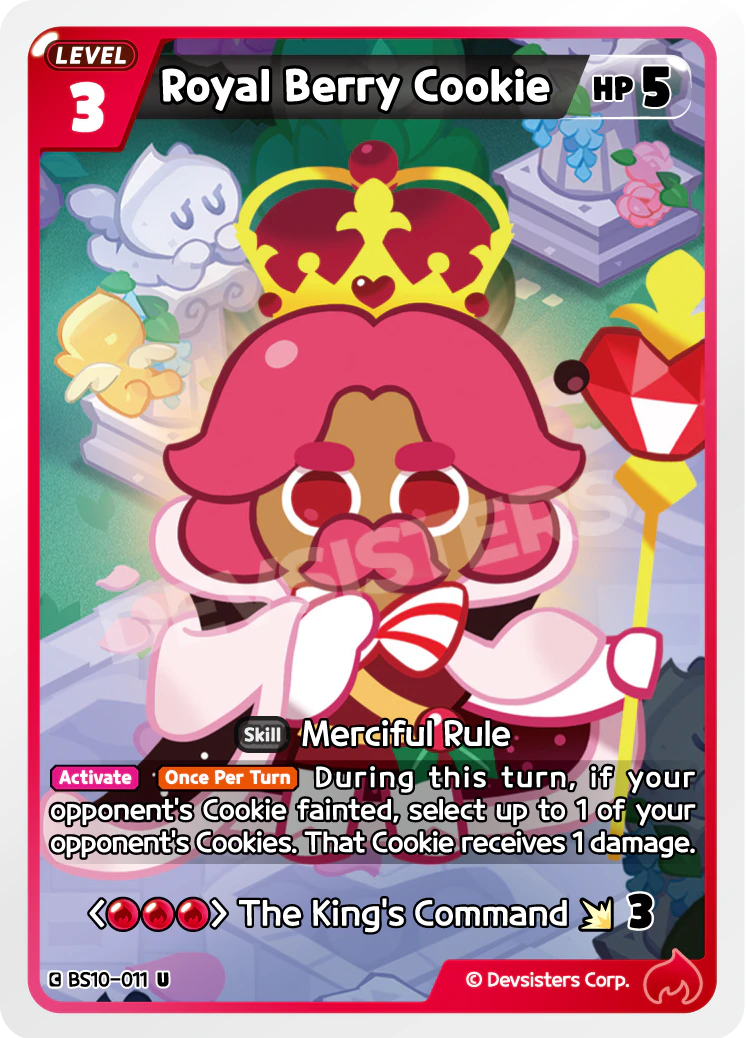 Image for Royal Berry Cookie (BS10-011) [Paradise of Passion & Sloth / Catacombs of Silence] - CookieRun: Braverse TCG