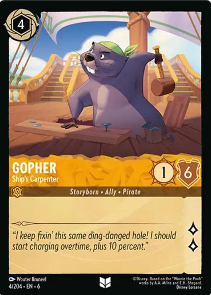 Gopher - Ship's Carpenter (4/204) [Azurite Sea]