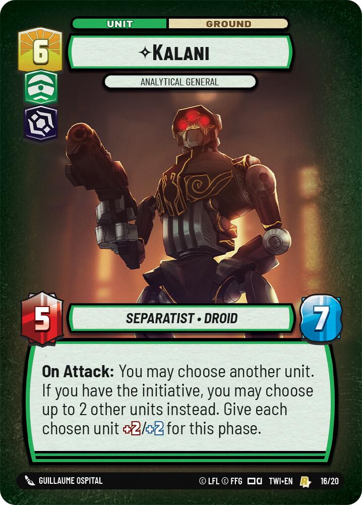 Kalani - Analytical General (16/20) (16/20) [Twilight of the Republic: Weekly Play]