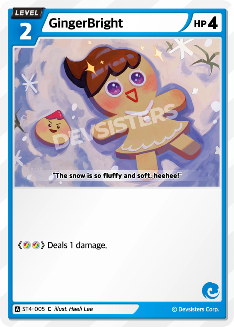 Image for GingerBright (ST4-005) [Starter Deck BLUE] - CookieRun: Braverse TCG