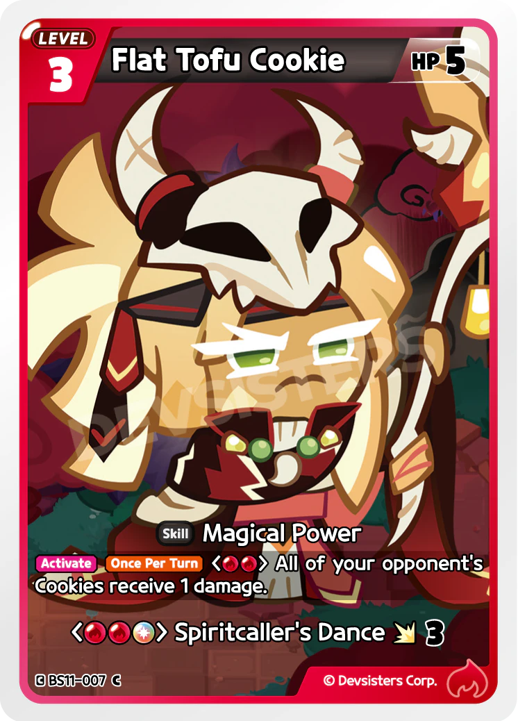 Image for Flat Tofu Cookie (BS11-007) [The Dark Enchantress War] - CookieRun: Braverse TCG