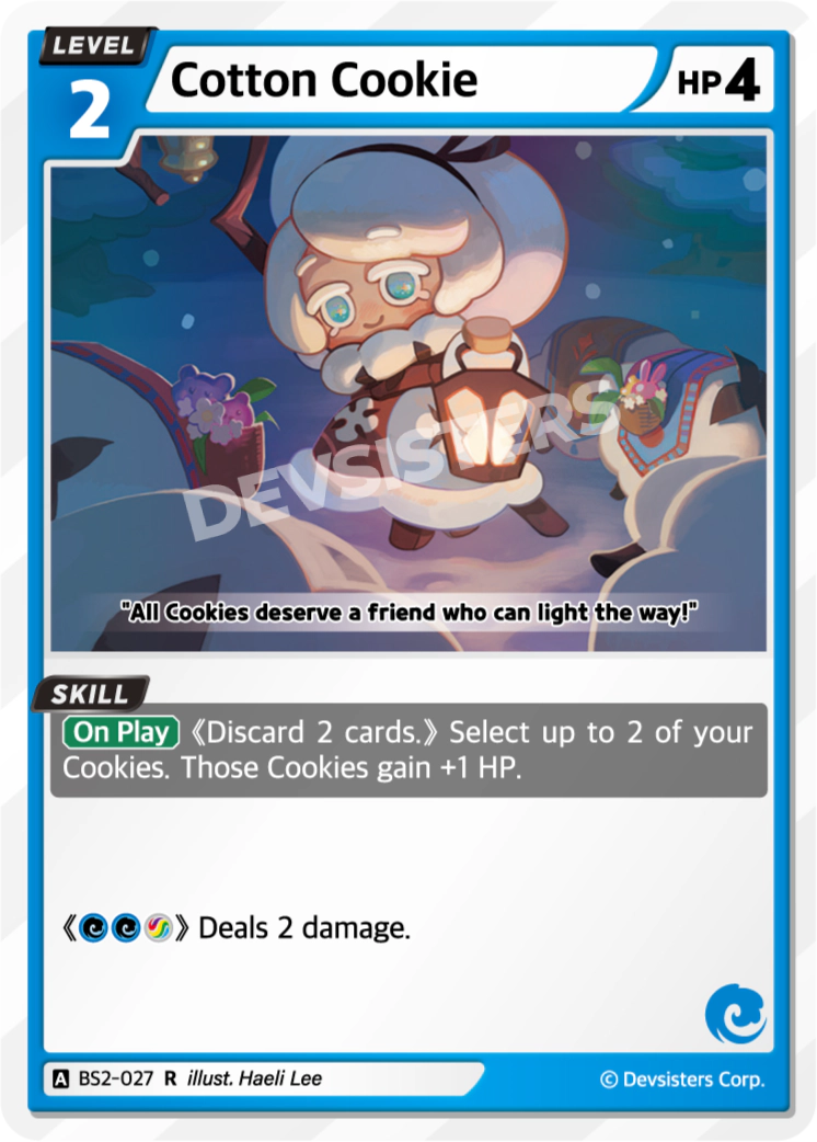 Image for Cotton Cookie (BS2-027) [BRAVE BEGINNING] - CookieRun: Braverse TCG