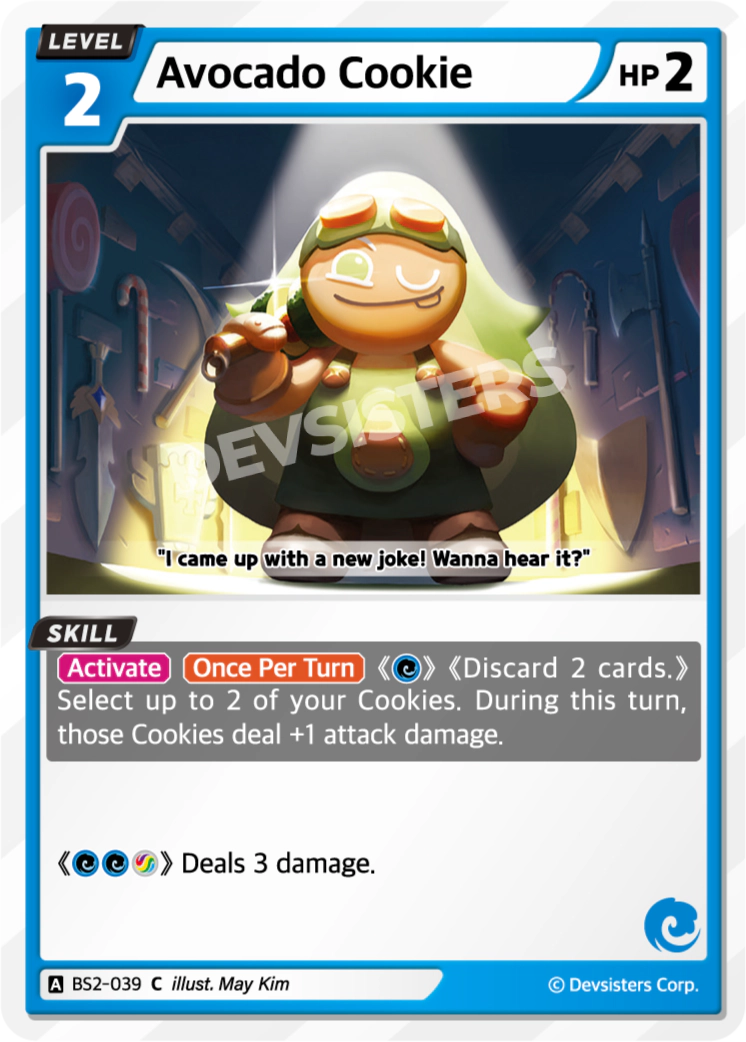 Image for Avocado Cookie (BS2-039) [BRAVE BEGINNING] - CookieRun: Braverse TCG