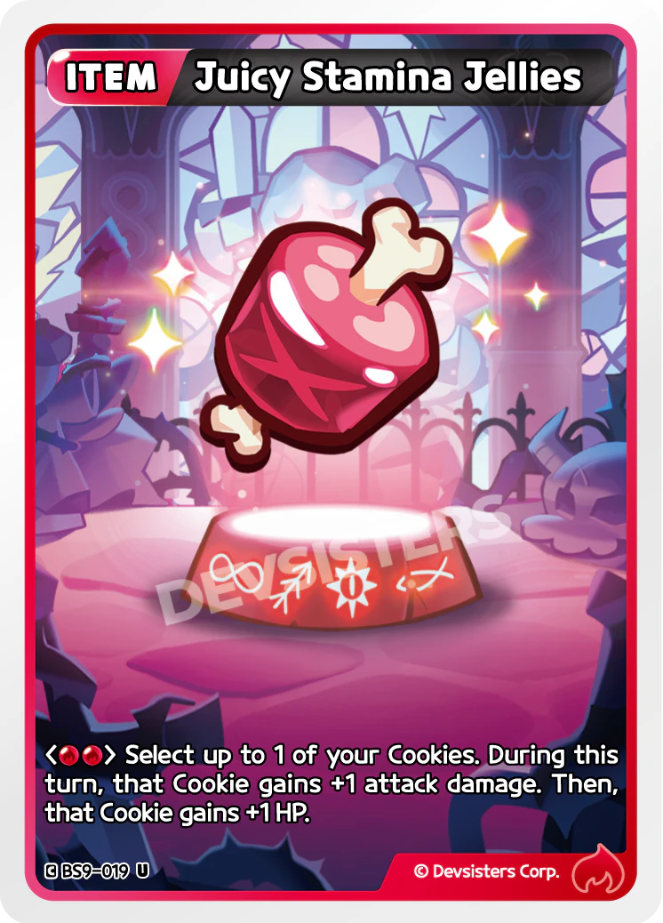Image for Juicy Stamina Jellies (BS9-019) [A Game of Truth and Deceit] - CookieRun: Braverse TCG