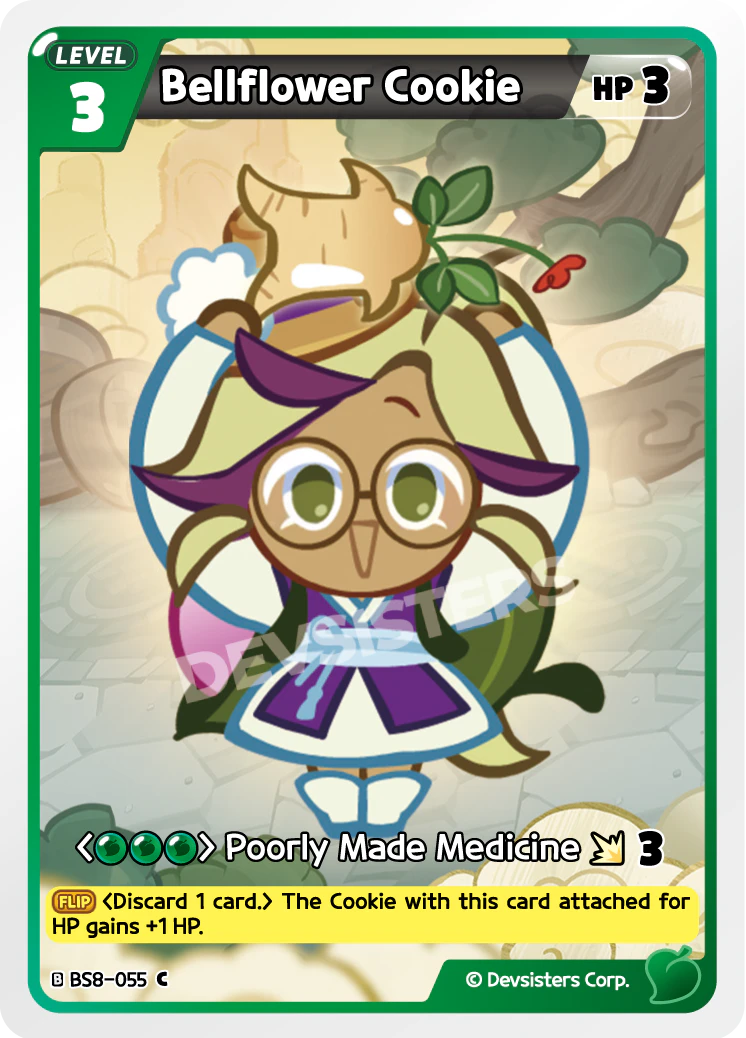 Image for Bellflower Cookie (BS8-055) [Land of Fire & Ruin, Realm of Apathy] - CookieRun: Braverse TCG