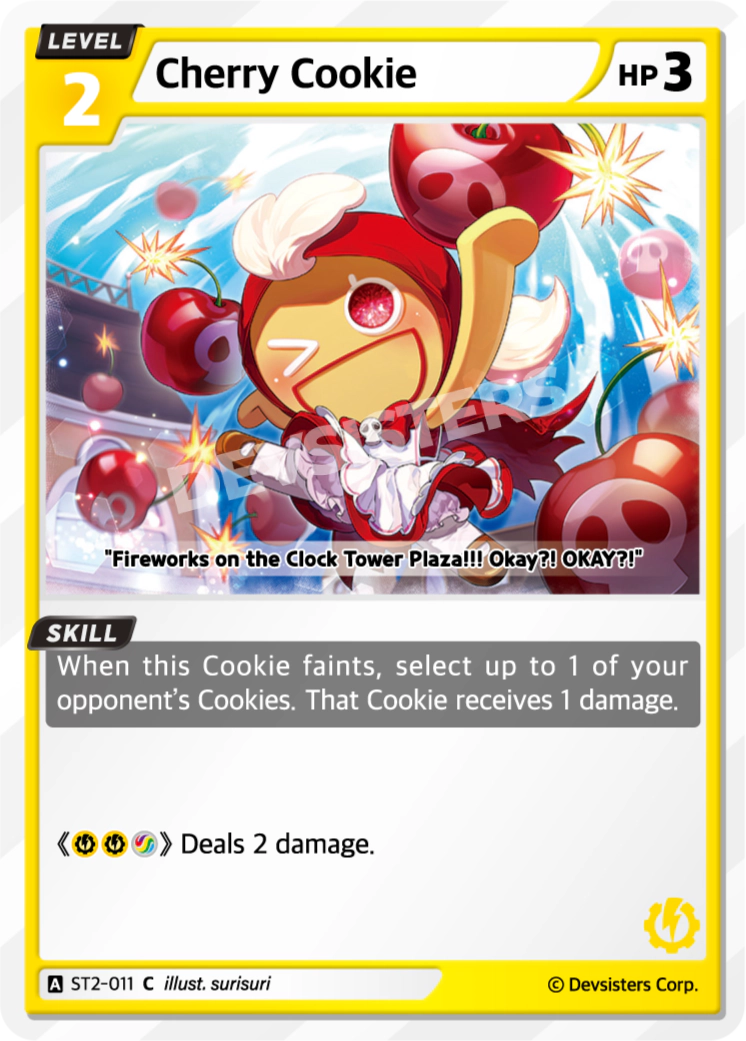 Image for Cherry Cookie (ST2-011) [Starter Deck YELLOW] - CookieRun: Braverse TCG
