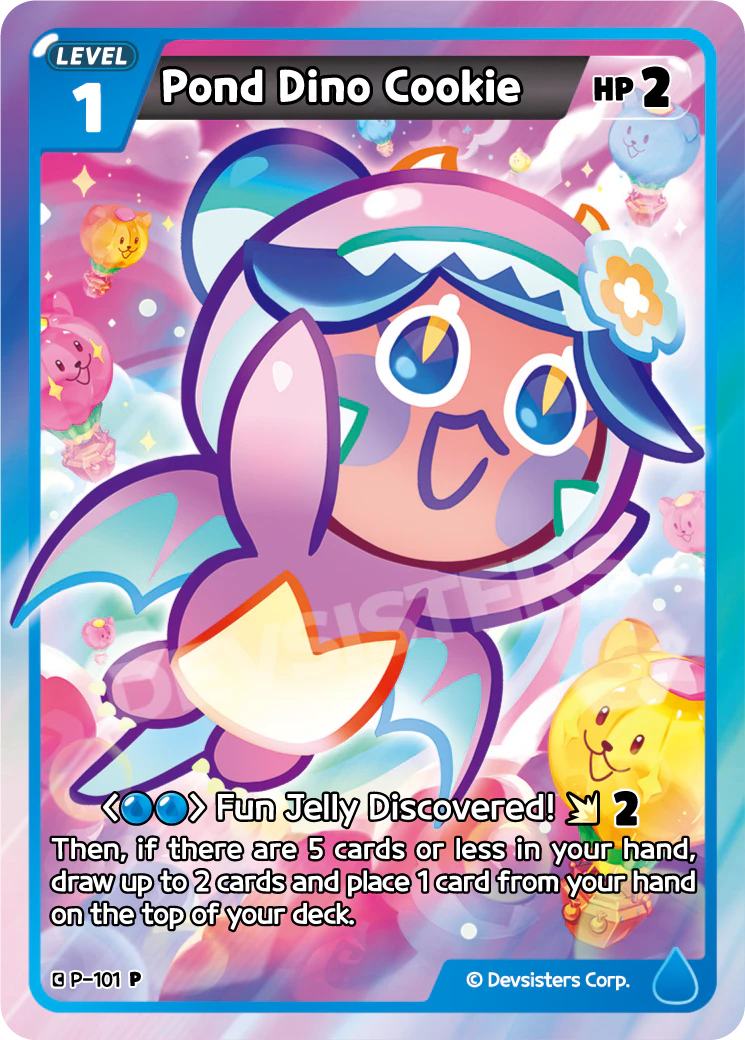 Image for Pond Dino Cookie (P-101) [Promotion Card] - CookieRun: Braverse TCG