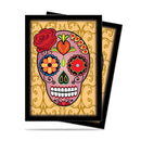 Ultra PRO: Standard 50ct Sleeves - Dia De Los Muertos (Pink Skull)
