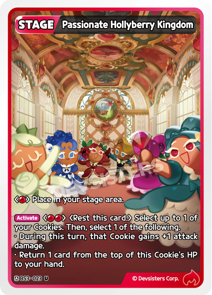 Image for Passionate Hollyberry Kingdom (BS3-023) [Age of Heroes and Kingdoms] - CookieRun: Braverse TCG