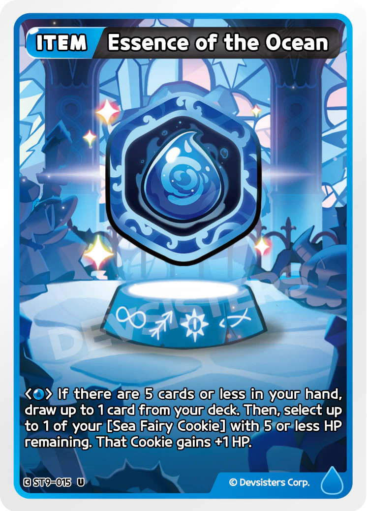 Image for Essence of the Ocean (ST9-015) [Seas of Fate] - CookieRun: Braverse TCG