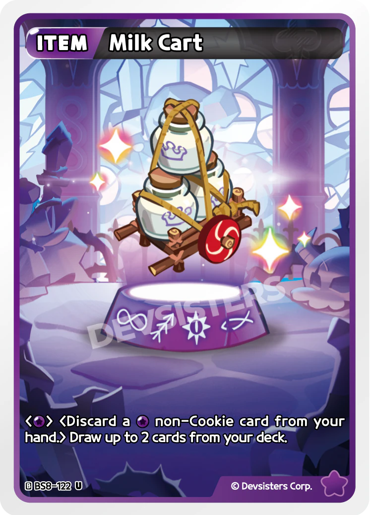 Image for Milk Cart (BS8-122) [Land of Fire & Ruin, Realm of Apathy] - CookieRun: Braverse TCG