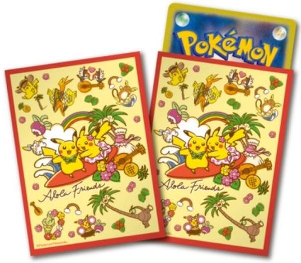 Card Sleeves - Alola Friends (64-Pack) (Pokemon Center Japan Exclusive)