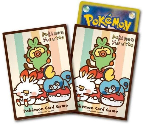 Card Sleeves - Yurutto Chilling with Cushions (64-Pack) (Pokemon Center Japan Exclusive)