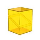 Image for Boulder Deck Case - Clear - Amber (Holds 100+)