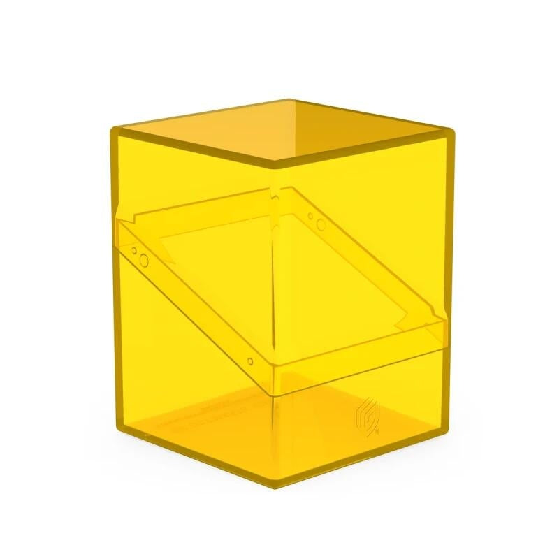 Image for Boulder Deck Case - Clear - Amber (Holds 100+)