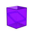 Image for Boulder Deck Case - Clear - Amethyst (Holds 100+)