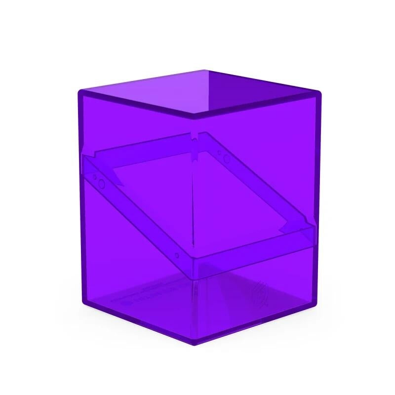 Image for Boulder Deck Case - Clear - Amethyst (Holds 100+)