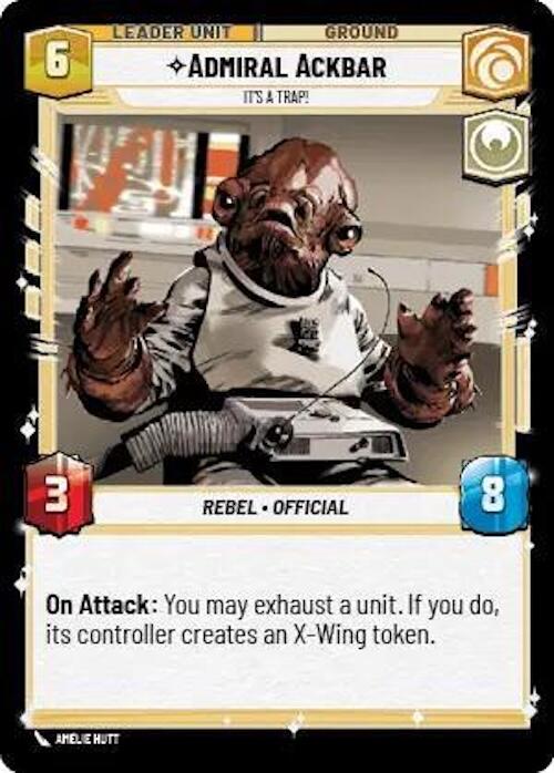 Admiral Ackbar - It's A Trap! (016/257) [Jump to Lightspeed]