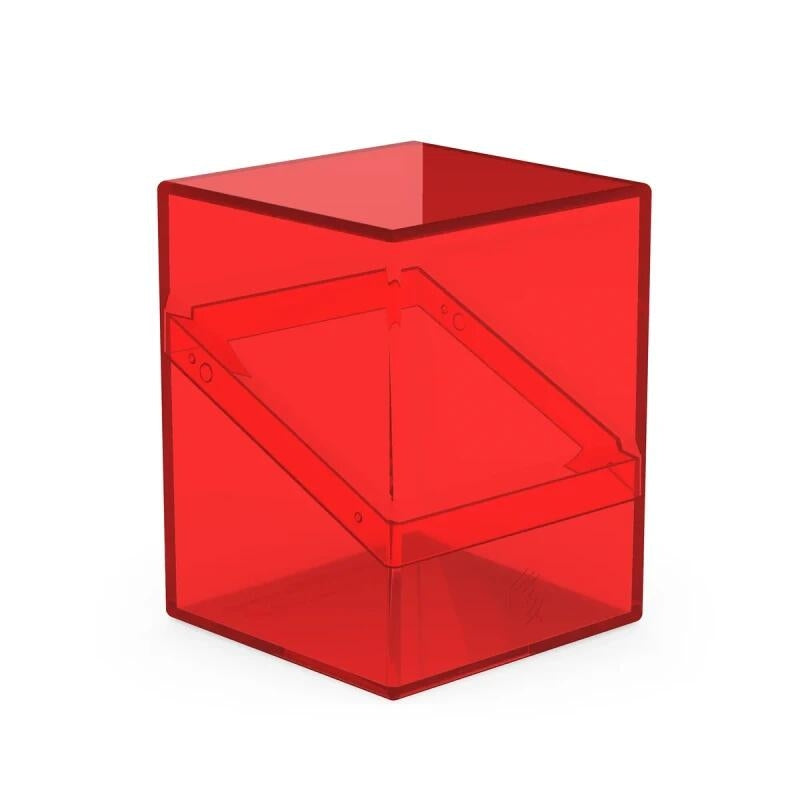 Image for Boulder Deck Case - Clear - Ruby (Holds 100+)