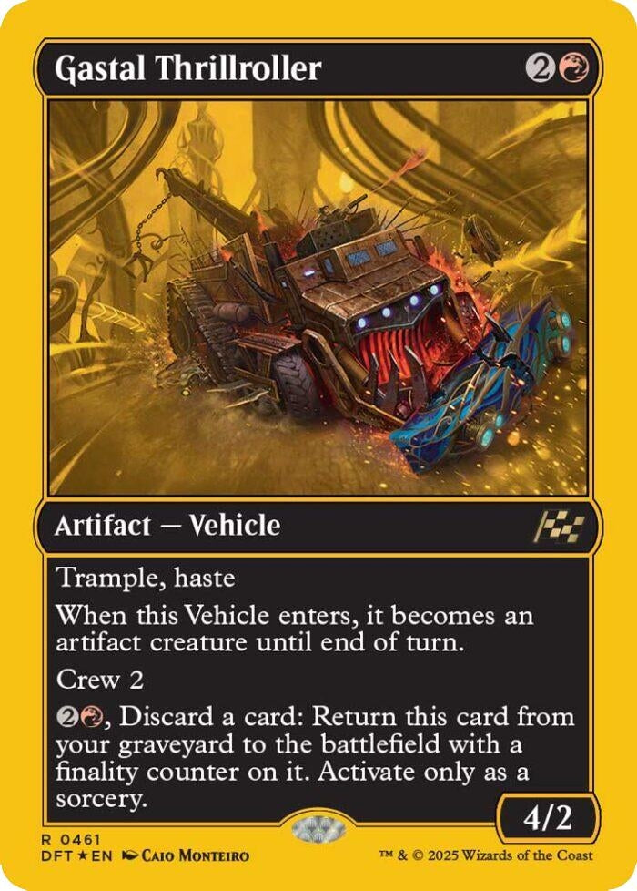 Gastal Thrillroller (First-Place Foil) [Aetherdrift]