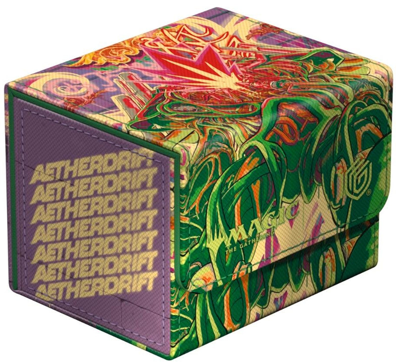 Image for Magic: The Gathering Aetherdrift Sidewinder 100+ Xenoskin Deck Box - Pyrewood Gearhulk [Ultimate Guard Deck Boxes]