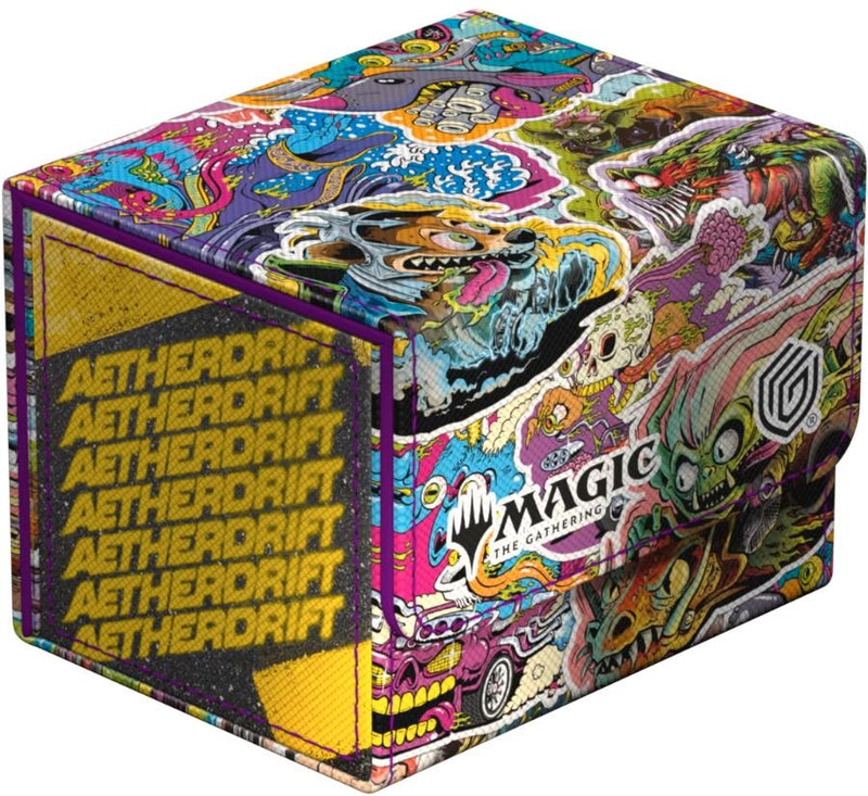 Image for Magic: The Gathering Aetherdrift Sidewinder 100+ Xenoskin Deck Box - Revved-Up Racers [Ultimate Guard Deck Boxes]