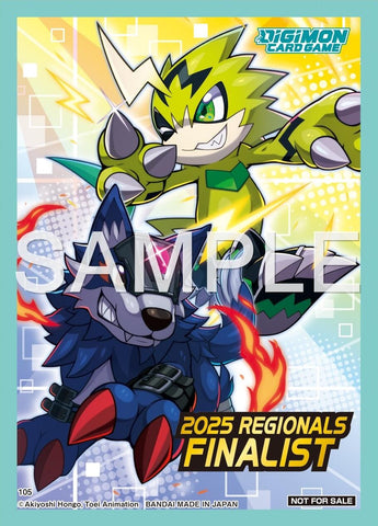 Digimon TCG: Official Card Sleeves (2025-2026 Regionals)
