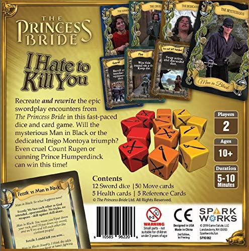 The Princess Bride: I Hate to Kill You