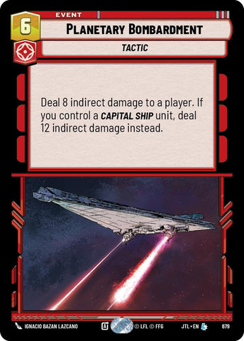 Planetary Bombardment (679) (679) [Jump to Lightspeed]