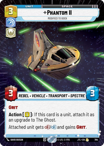 Phantom II - Modified to Dock (784) (Hyperspace Foil) (784) [Jump to Lightspeed]