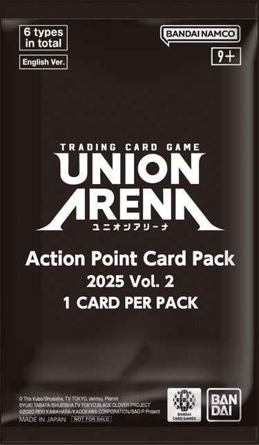 Image for Union Arena Action Point Card Pack 2025 Vol. 2 - Union Arena