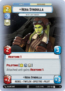 Hera Syndulla - We've Lost Enough (Foil) (23) [Jump to Lightspeed: Weekly Play]