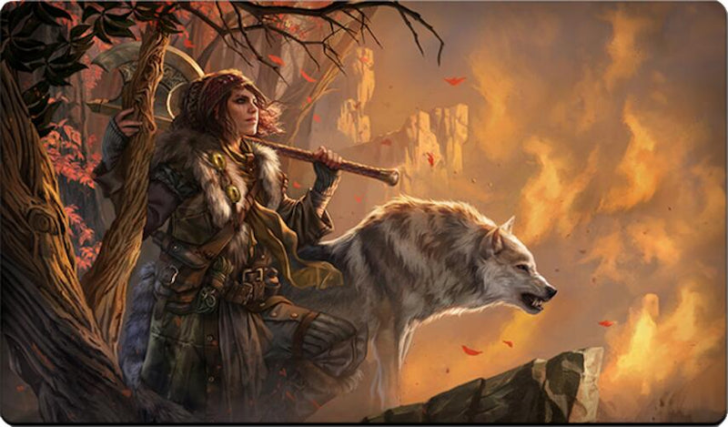 Ultra PRO: Double-Sided Playmat - Magali Villeneuve (Huntmaster of the Fells - Kickstarter Exclusive)