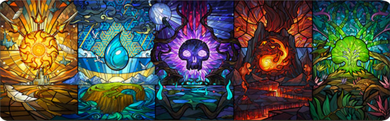 Ultra PRO: Playmat - Magali Villeneuve (Stained Glass 8ft Playmat - Kickstarter Exclusive)